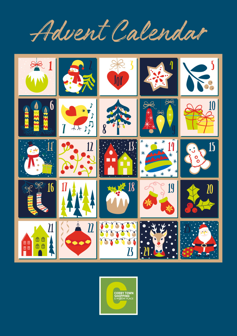 Advent Calendar competition now live! Willow Place & Corby Town